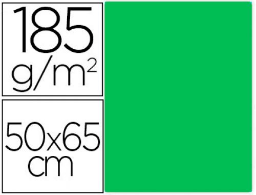 Cartolina guarro 50x65 cm 185 gr kiwi , Guarro , 79850 , 3148950120168